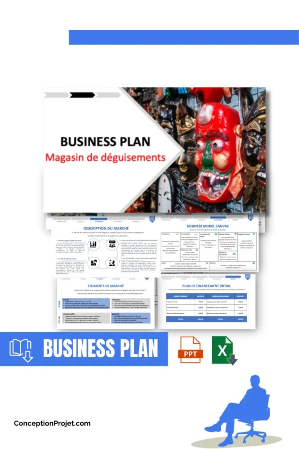 Magasin de déguisements Business Plan