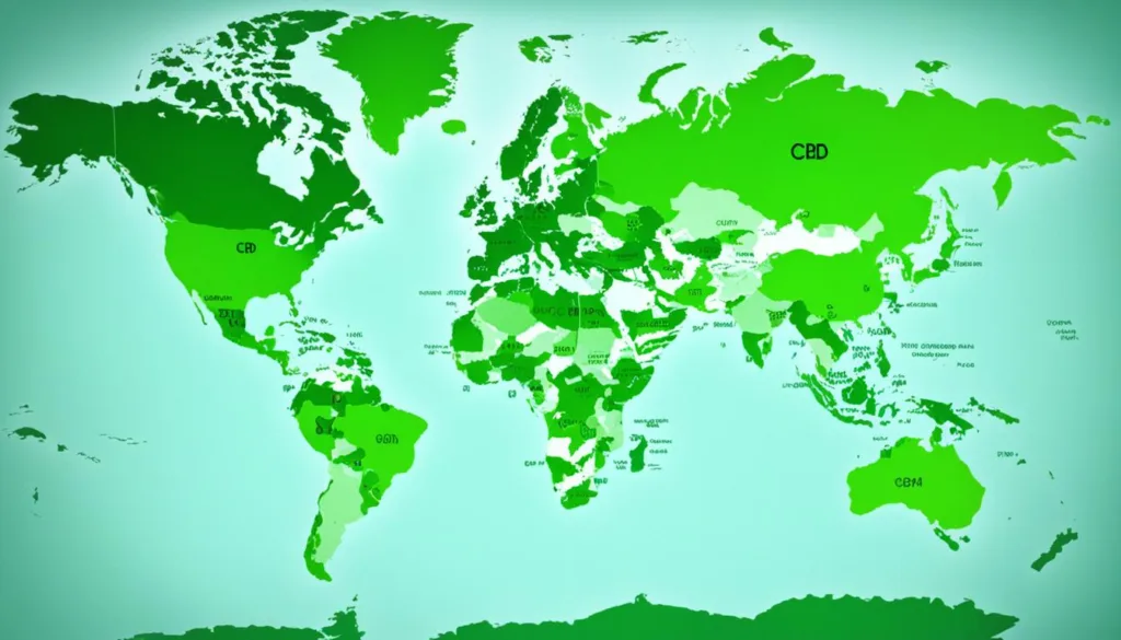 Répartition géographique du marché CBD