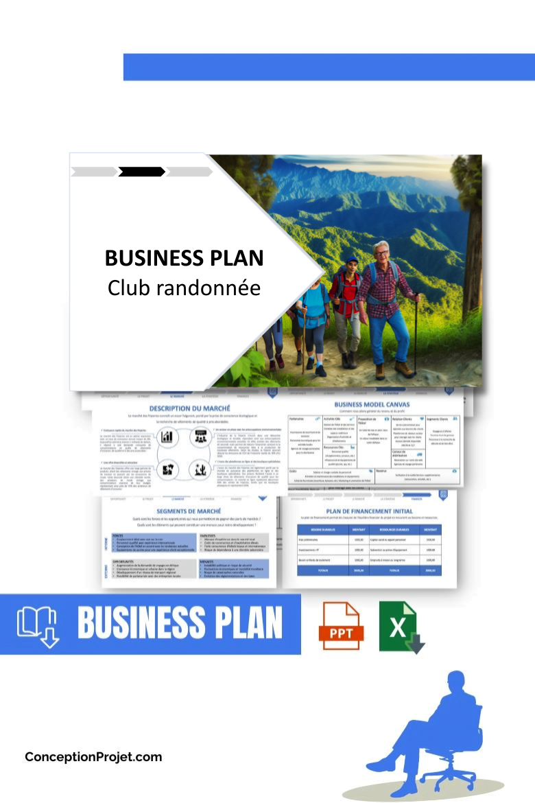 Pack Business Plan Club randonnée 2026 1 BUSINESS PLAN - Club randonnée