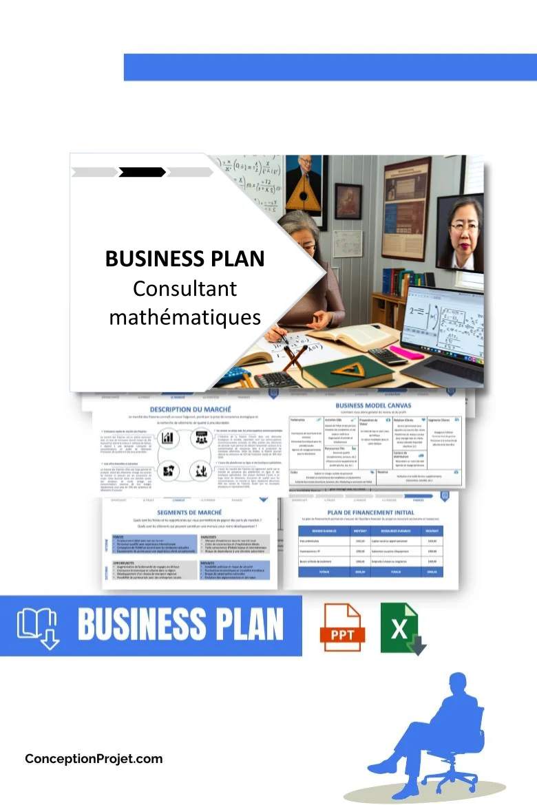 BUSINESS PLAN - Consultant mathématiques