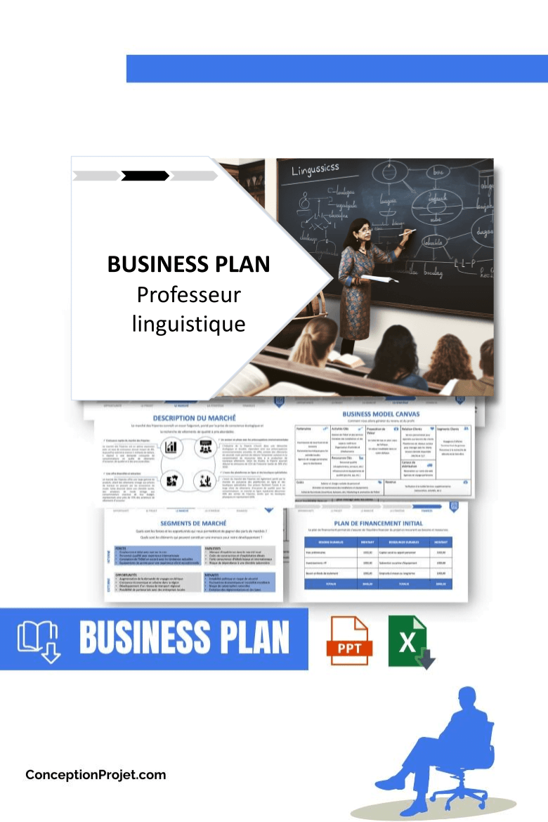 Professeur linguistique Business Plan 1 BUSINESS PLAN - Professeur linguistique