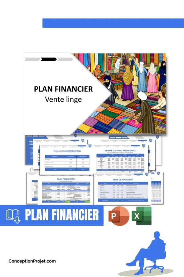 PLAN FINANCIER - Vente linge