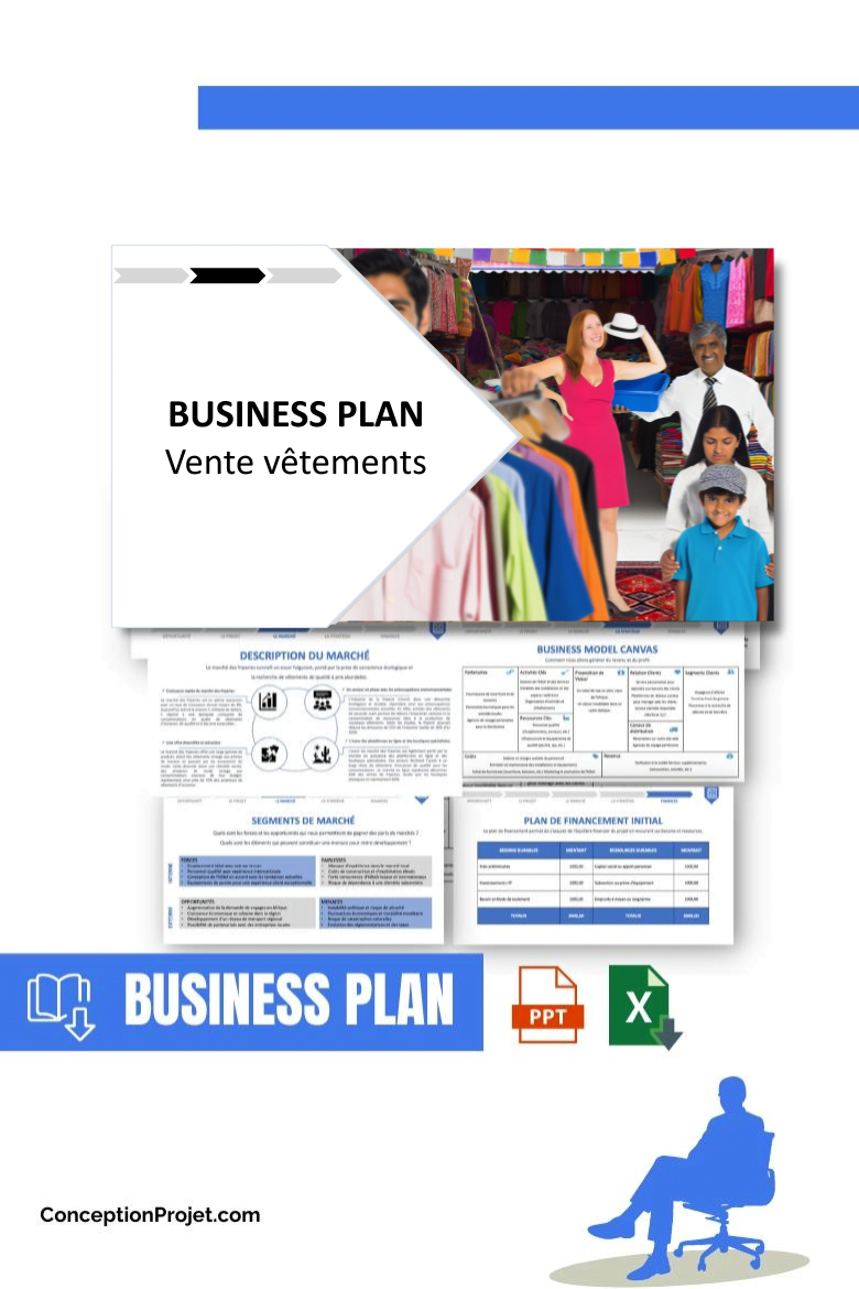 Pack Business Plan Vente vĂȘtements 2026 1 BUSINESS PLAN - Vente vĂȘtements