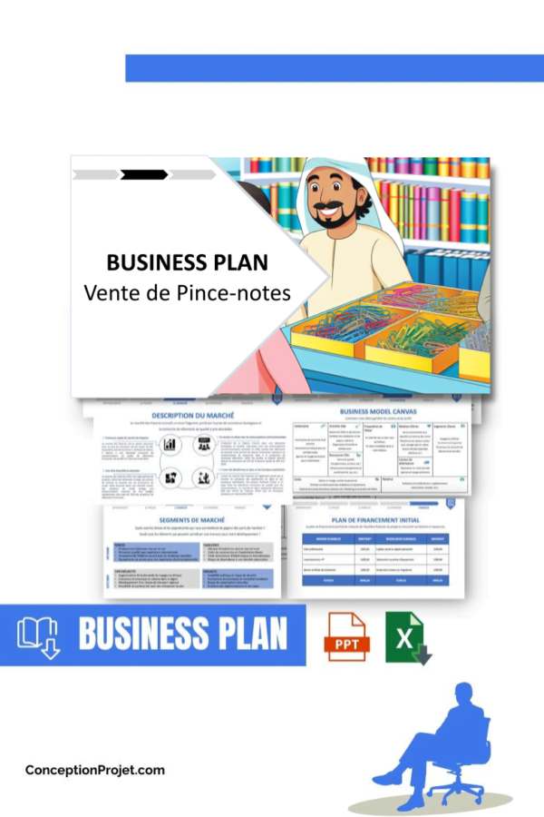 BUSINESS PLAN - Vente de Pince-notes