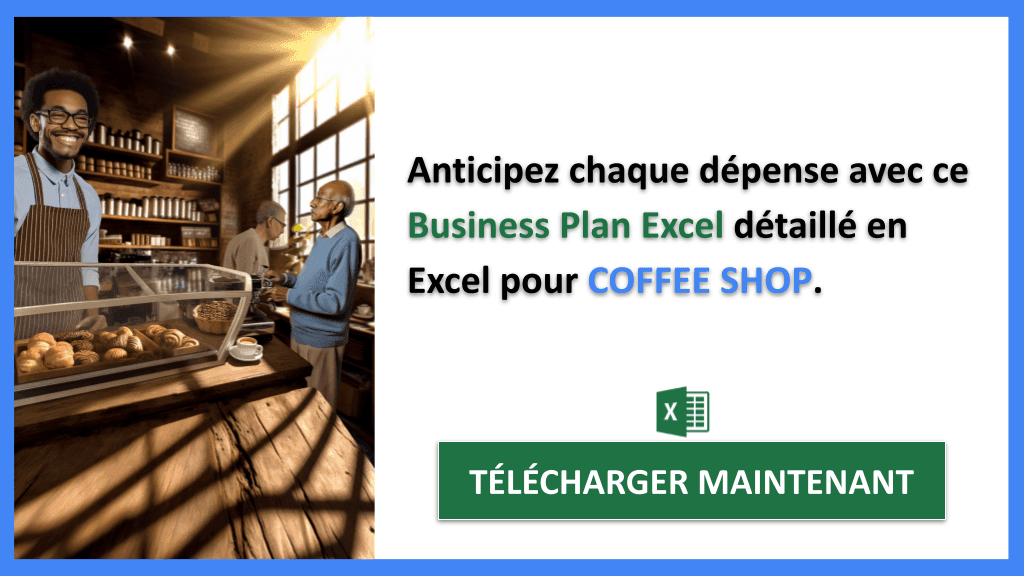 Prévisionnel Financier pour Coffee Shop : Modèle et Conseils 7 Coffee Shop Plan financier Exemple - COFFEE SHOP-5