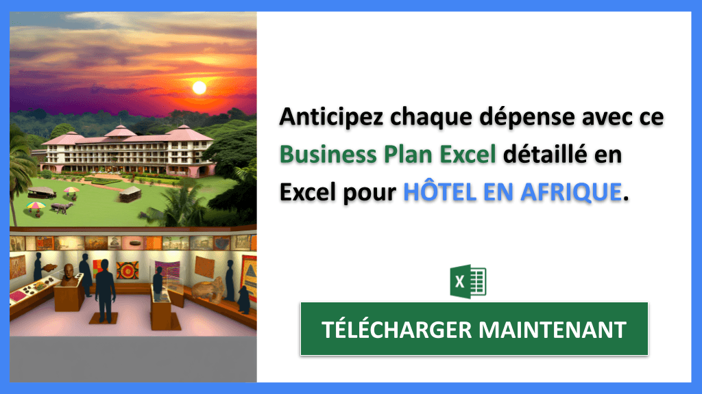 Hôtel en Afrique Prévisionnel financier Exemple - HÔTEL EN AFRIQUE-5