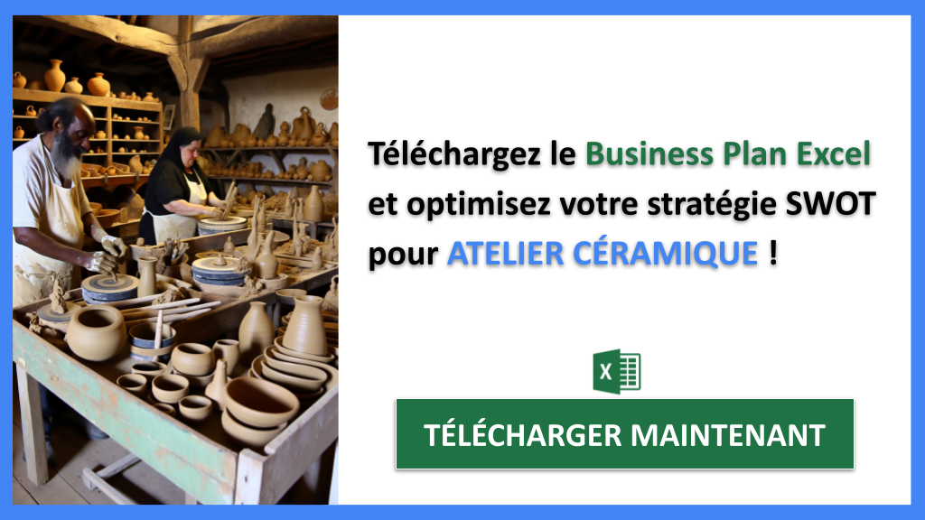 Analyse SWOT pour Atelier Céramique : Études de Cas et Stratégies Gagnantes 8 Exemple Analyse SWOT Atelier Céramique Cover - SWOT-ATELIER CÉRAMIQUE-CTA-3