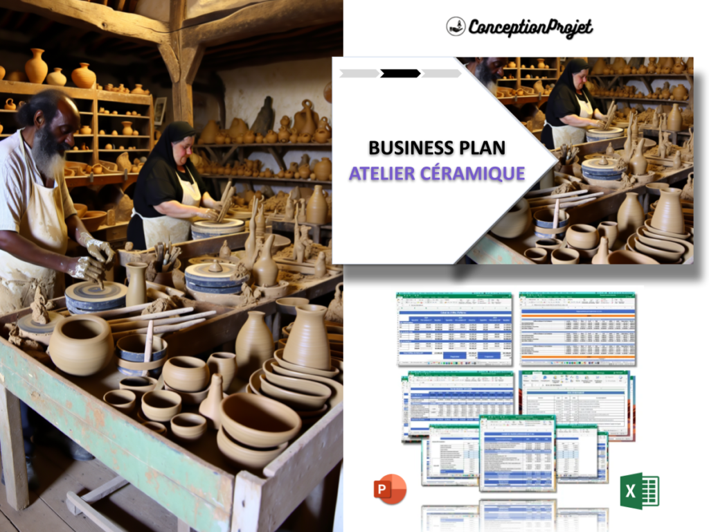 Comment rédiger un business plan convaincant pour Atelier Céramique ? 2 COVER-POUR-ATELIER CÉRAMIQUE-BUSINESS-PLA