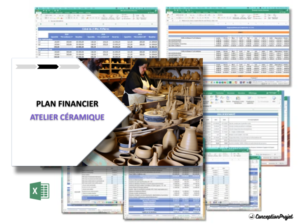 Prévisionnel Financier pour Atelier Céramique : Modèle et Conseils 2 COVER-POUR-ATELIER CÉRAMIQUE-PLAN-FINANCIER