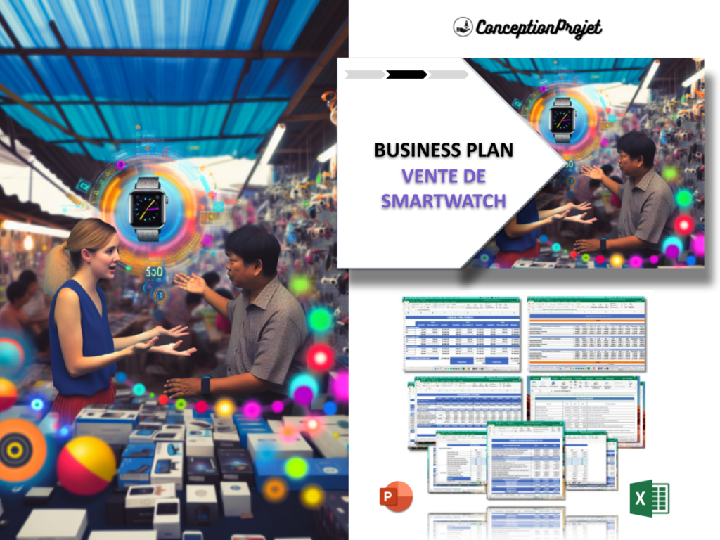 Comment structurer un business plan pour Vente de Smartwatch ? 2 COVER-POUR-VENTE DE SMARTWATCH-BUSINESS-PLA
