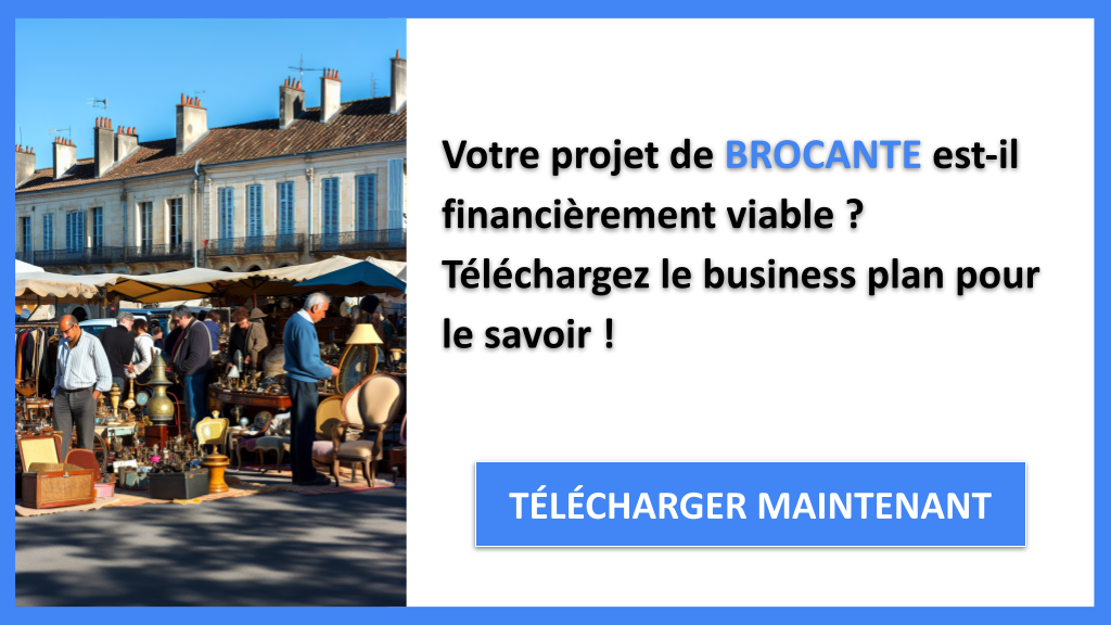 Plan Financier pour Brocante : Modèle à Suivre 6 Brocante Prévisionnel financier Exemple - BROCANTE-4