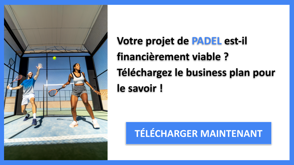 Padel Plan financier Exemple - PADEL-4