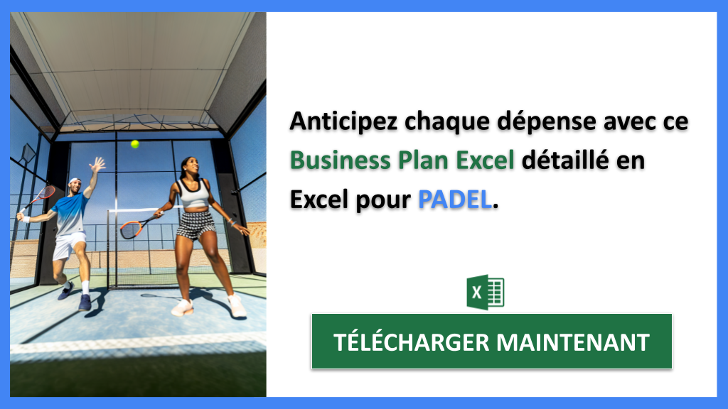 Padel Plan financier Exemple - PADEL-5