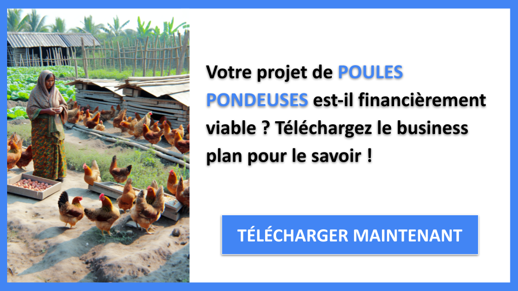 Prévisionnel Financier pour Poules Pondeuses : Modèle à Télécharger 6 Poules pondeuses Plan financier Exemple - POULES PONDEUSES-4