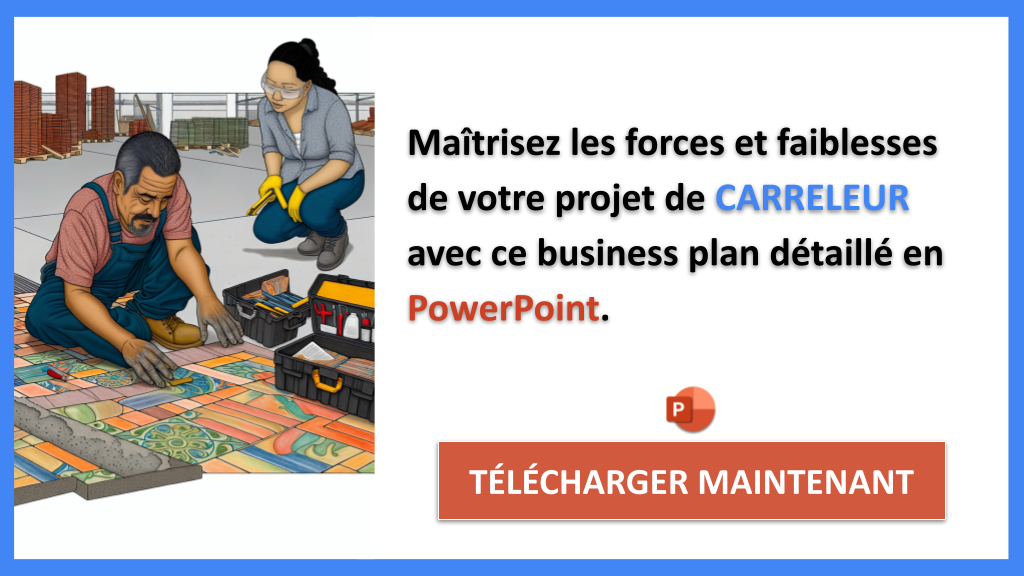 Comment développer une Analyse SWOT pour Carreleur ? Exemples et Bonnes Pratiques 7 Exemple Analyse SWOT Carreleur Cover - SWOT-CARRELEUR-CTA-2
