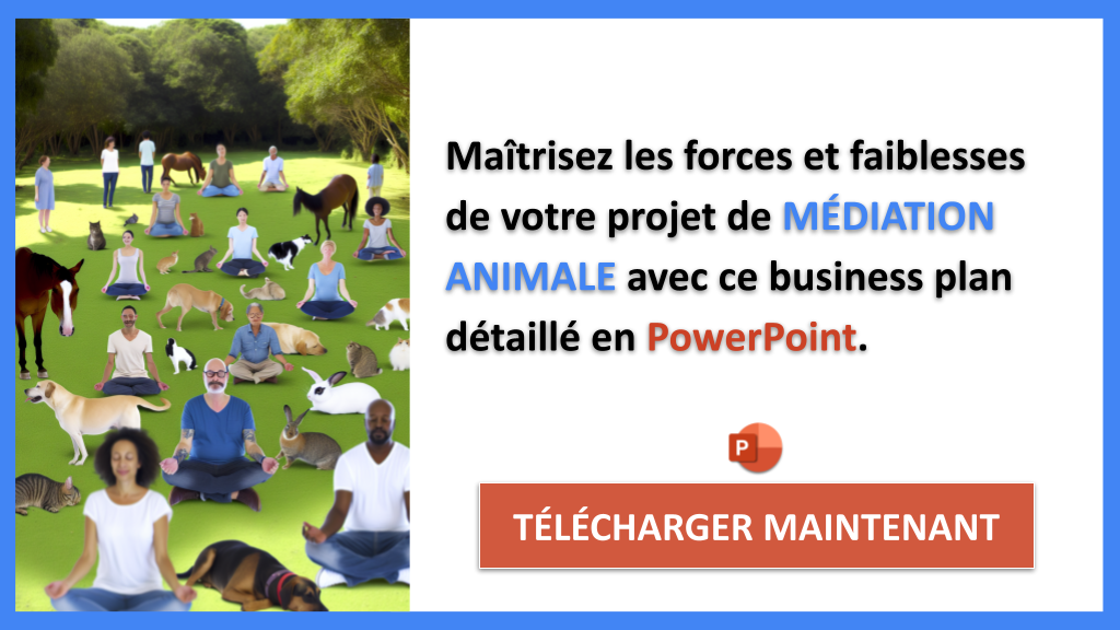 Exemple Analyse SWOT Médiation Animale Cover - SWOT-MÉDIATION ANIMALE-CTA-2