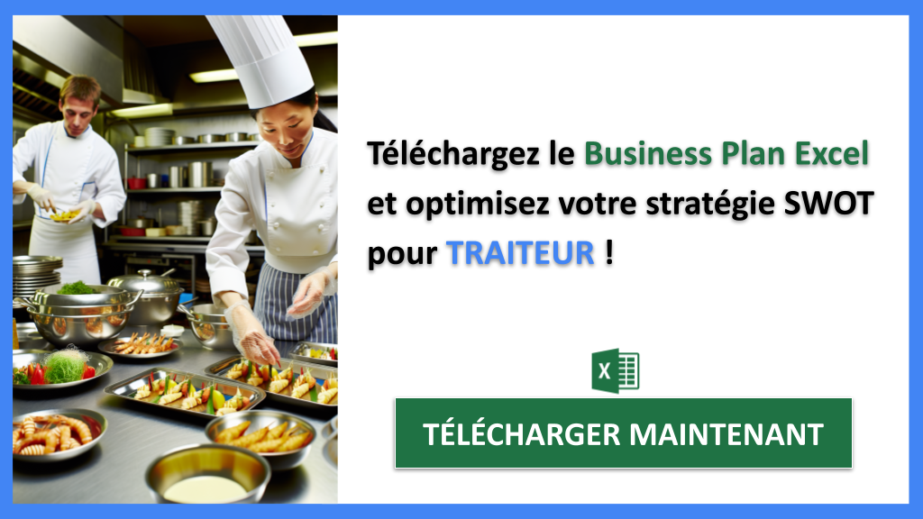 Analyse SWOT pour Traiteur : Cas Pratiques et Stratégies Efficaces 8 Exemple Analyse SWOT Traiteur Cover - SWOT-TRAITEUR-CTA-3