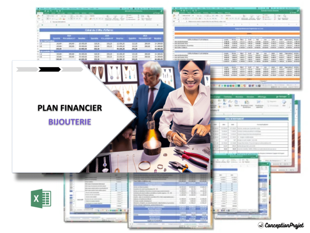 Prévisionnel Financier pour Bijouterie : Modèle à Télécharger 2 COVER-POUR-BIJOUTERIE-PLAN-FINANCIER