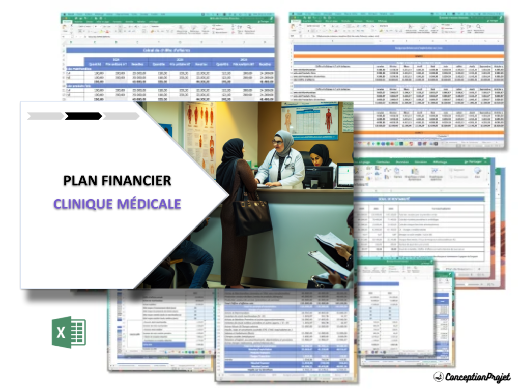Comment réaliser un Plan Financier pour Clinique Médicale étape par étape ? 2 COVER-POUR-CLINIQUE MÉDICALE-PLAN-FINANCIER