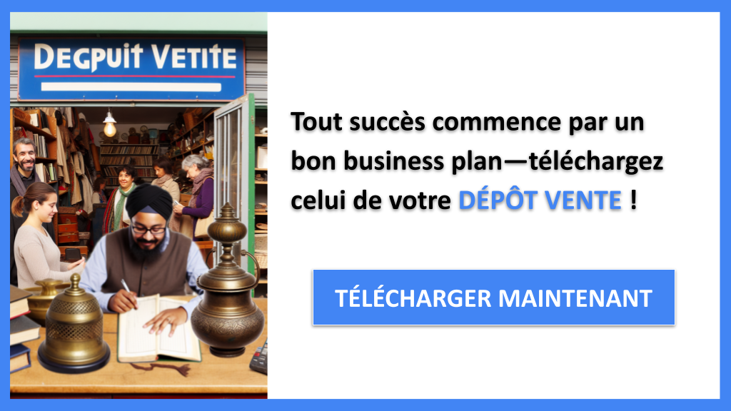 Dépôt Vente Business Plan Exemple - DÉPÔT VENTE-4