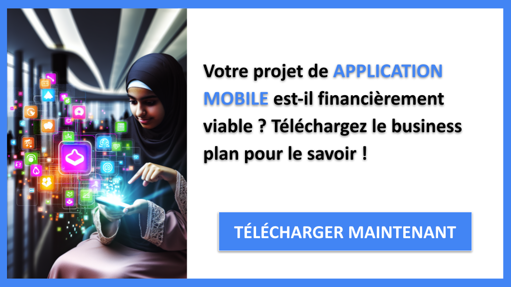 Prévisionnel Financier pour Application Mobile : Guide Ultime 6 Application mobile Plan financier Exemple - APPLICATION MOBILE-4