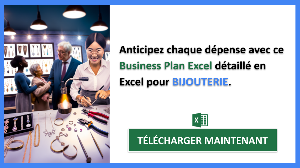 Prévisionnel Financier pour Bijouterie : Modèle à Télécharger 7 Bijouterie Plan financier Exemple - BIJOUTERIE-5