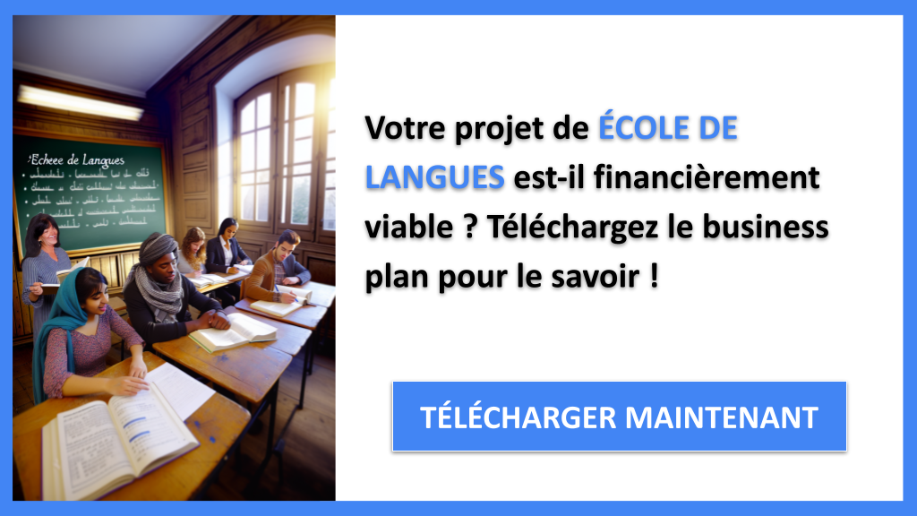 École de langues Plan financier Exemple - ÉCOLE DE LANGUES-4