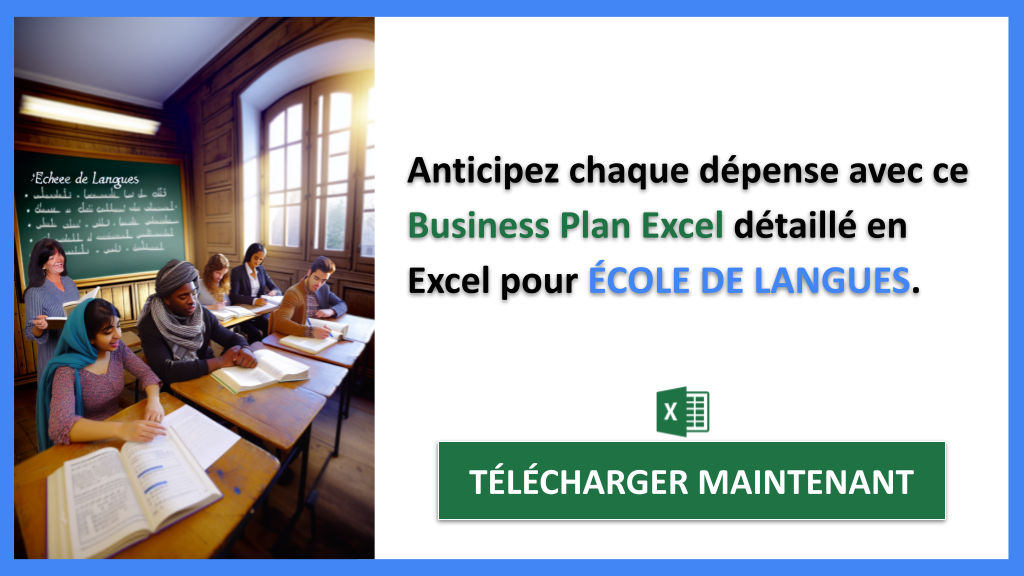 École de langues Plan financier Exemple - ÉCOLE DE LANGUES-5