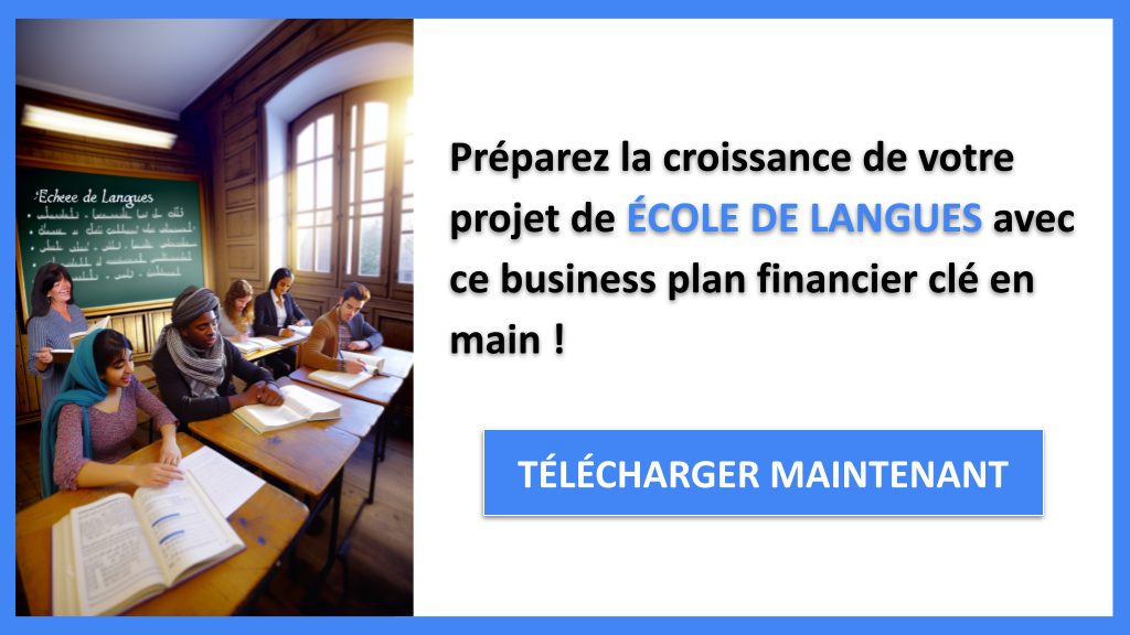 École de langues Plan financier Exemple - ÉCOLE DE LANGUES-6