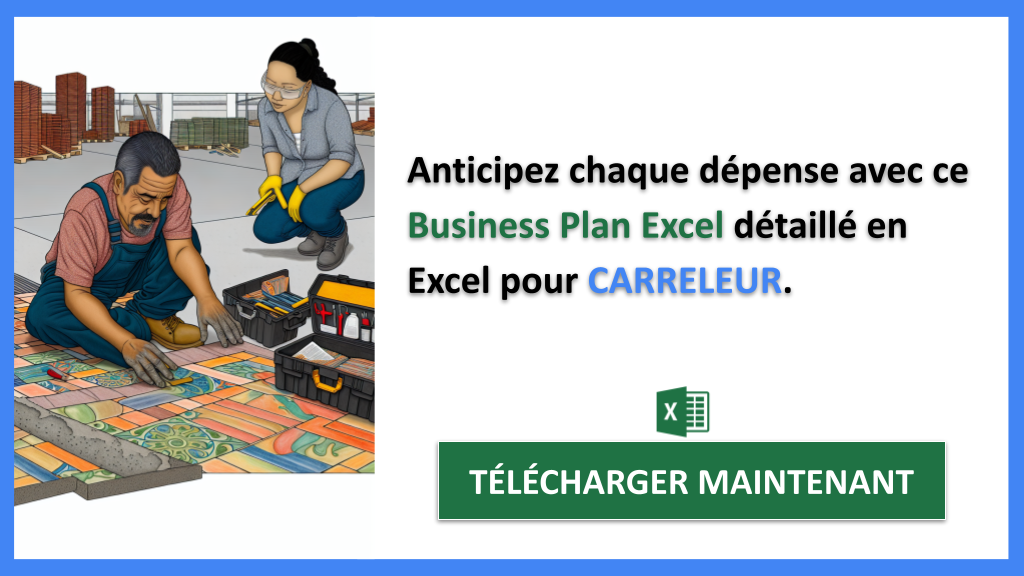 Prévisionnel Financier pour Carreleur : Modèle et Conseils 7 Carreleur Plan financier Exemple - CARRELEUR-5