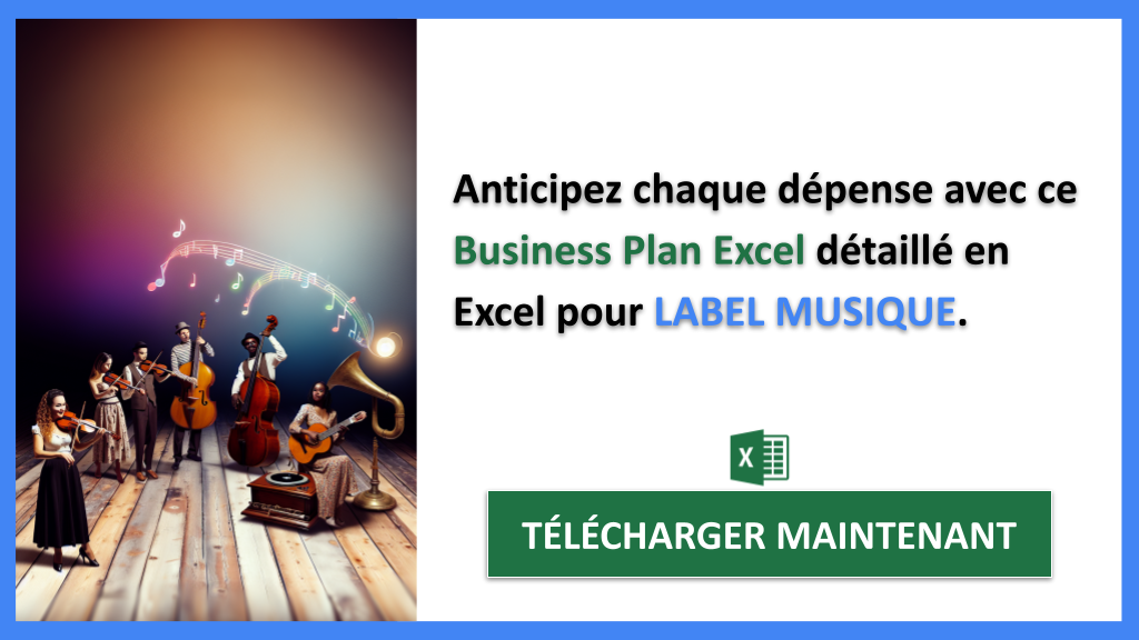Prévisionnel Financier pour Label Musique : Modèle et Conseils 7 Label musique Plan financier Exemple - LABEL MUSIQUE-5