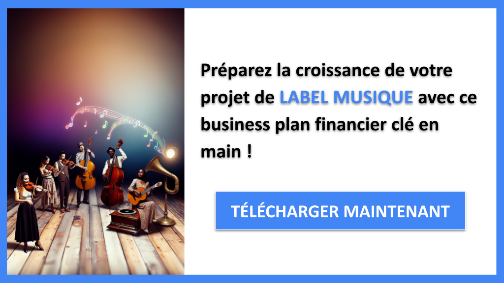 Prévisionnel Financier pour Label Musique : Modèle et Conseils 8 Label musique Plan financier Exemple - LABEL MUSIQUE-6