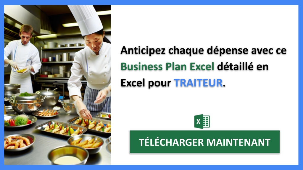 Plan Financier pour Traiteur : Modèle à Suivre 7 Traiteur Prévisionnel financier Exemple - TRAITEUR-5