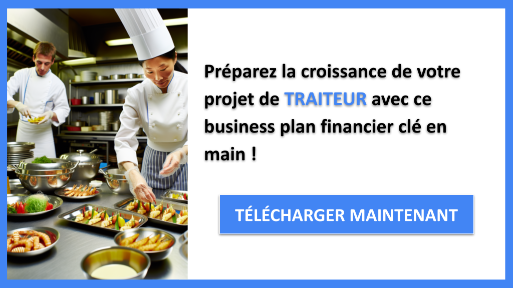Plan Financier pour Traiteur : Modèle à Suivre 8 Traiteur Prévisionnel financier Exemple - TRAITEUR-6