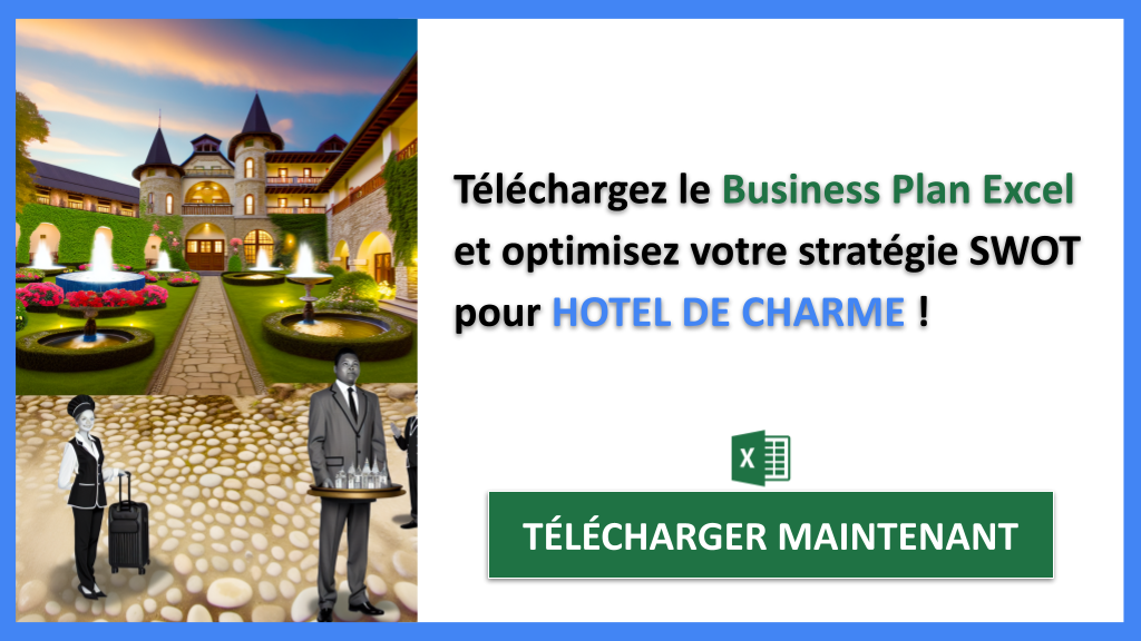 Comment élaborer une Analyse SWOT pour Hôtel de Charme ? Astuces et Conseils 8 Exemple Analyse SWOT Hôtel de Charme Cover - SWOT-HOTEL DE CHARME-CTA-3