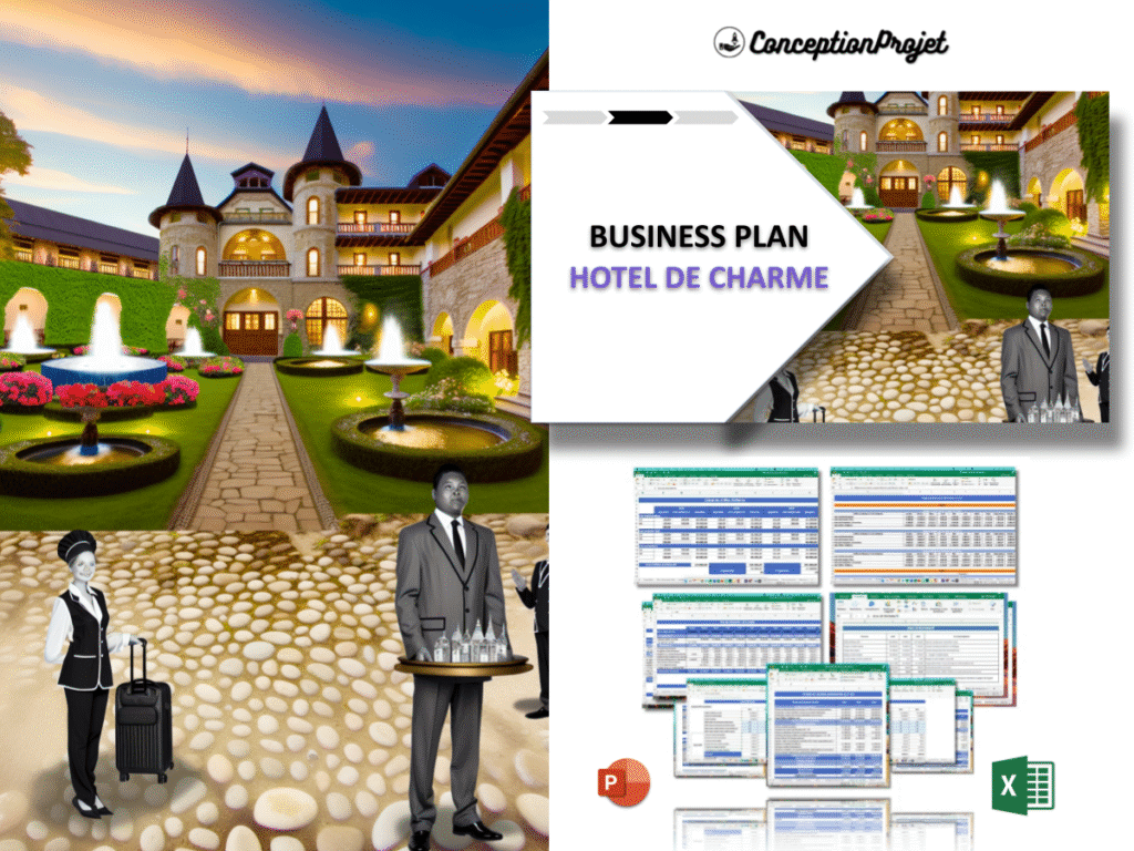 Exemple de Business Plan pour Hotel de charme : Modèle à Suivre 2 COVER-POUR-HOTEL DE CHARME-BUSINESS-PLA