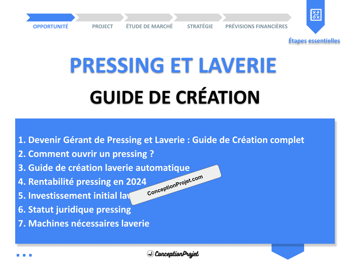Devenir Gérant de Pressing et Laverie : Guide de Création complet Devenir Gérant de Pressing et Laverie : Guide de Création complet