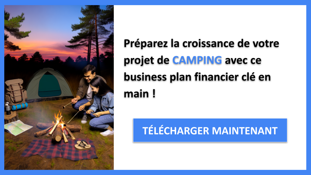 Comment créer un Plan Financier pour Camping en Excel ou Google Sheet ? 8 Camping Plan financier Exemple - CAMPING-6