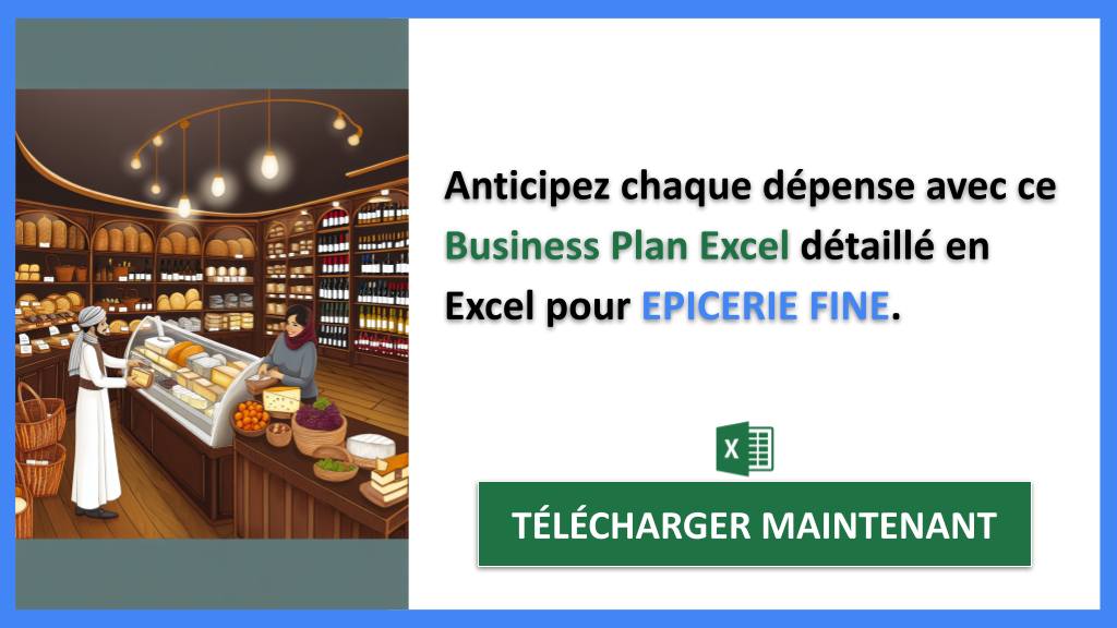 Plan Financier pour Épicerie Fine : Exemple Complet 7 Épicerie fine Plan financier Exemple - EPICERIE FINE-5
