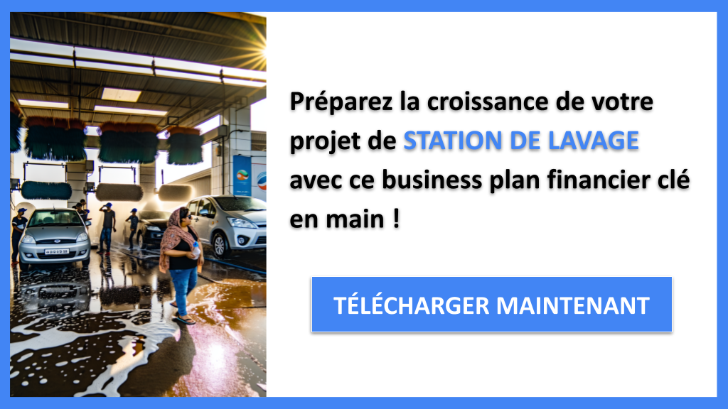 Station de lavage Plan financier Exemple - STATION DE LAVAGE-6
