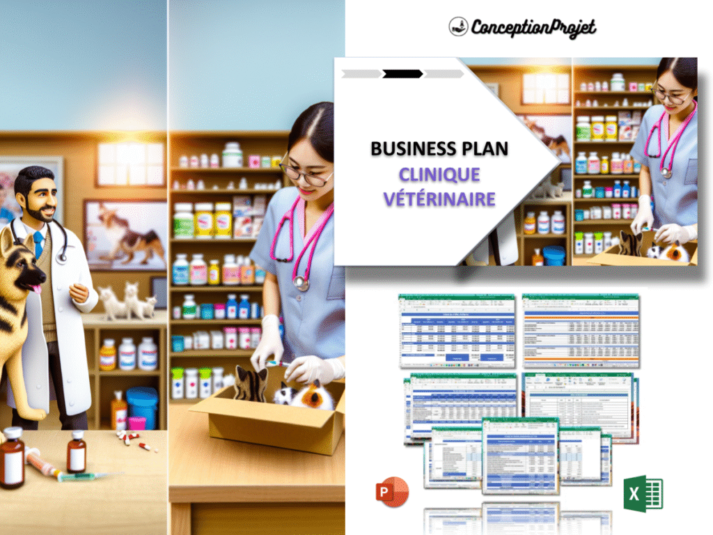 Business Plan Clinique Vétérinaire : Guide Ultime et Exemples 2 COVER-POUR-CLINIQUE VÉTÉRINAIRE-BUSINESS-PLA