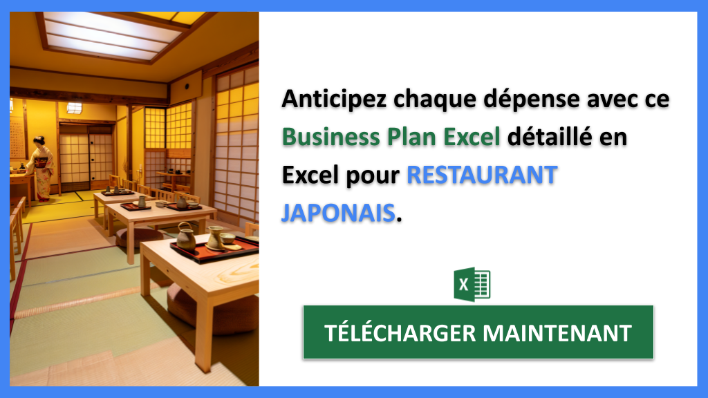 Restaurant Japonais Plan Financier Exemple - RESTAURANT JAPONAIS-5