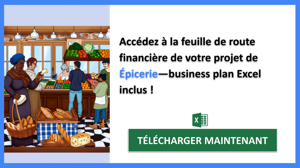 Exemple Business Plan pour Épicerie - Épicerie Revenus Rentabilité- CTA2