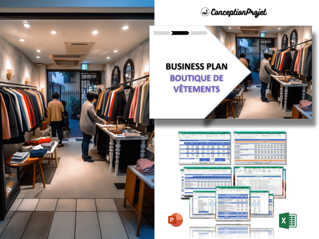 Boutique de vetements Business Plan Exemple Cover