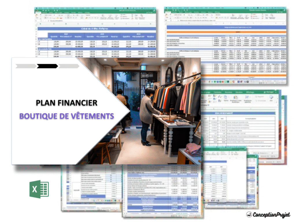 Boutique de vetements Plan Financier Exemple Cover