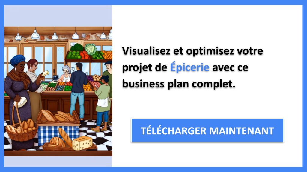 Exemple Business Plan pour Épicerie - Épicerie Business Model Canvas- CTA3