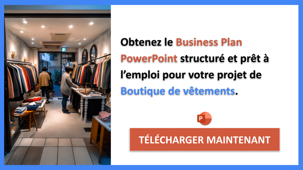 Exemple Business Plan pour Boutique de vêtements - Boutique de vêtements Business Plan Exemple- CTA2