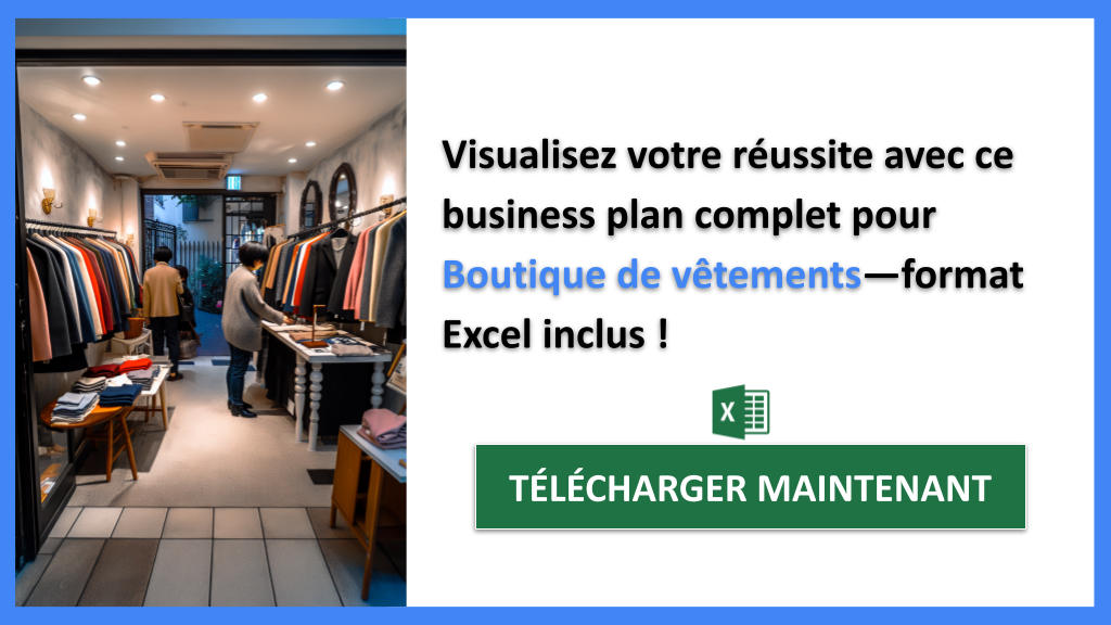 Exemple Business Plan pour Boutique de vêtements - Boutique de vêtements Business Plan Exemple- CTA3