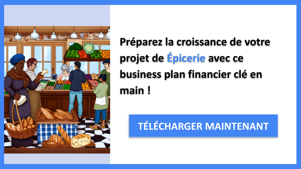 Plan Financier pour Épicerie : Exemple Complet 8 Exemple Business Plan pour Épicerie - Épicerie Prévisionnel financier Exemple- CTA3