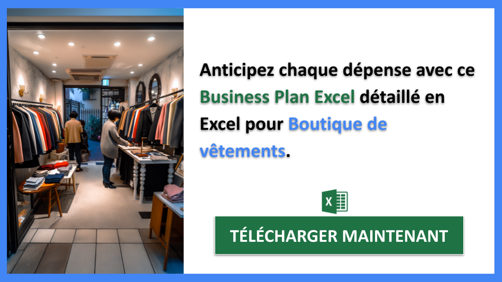 Exemple Business Plan pour Boutique de vêtements - Boutique de vêtements Plan Financier Exemple- CTA2